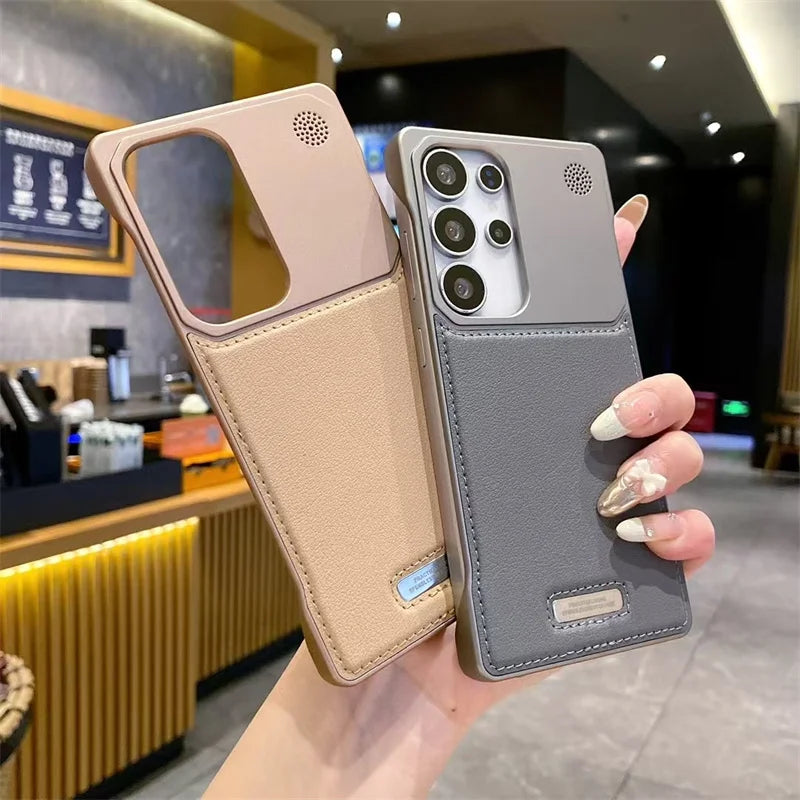 Case Samsung Leather Magsafe
