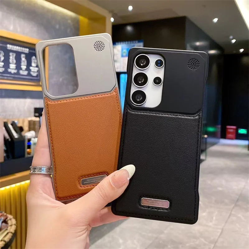 Case Samsung Leather Magsafe
