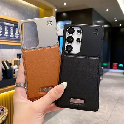 Case Samsung Leather Magsafe